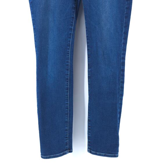 Lucky Brand Mid Rise Lolita Skinny Jeans Dark Wash 5 Pocket Whiskering 26 - Picture 4 of 14